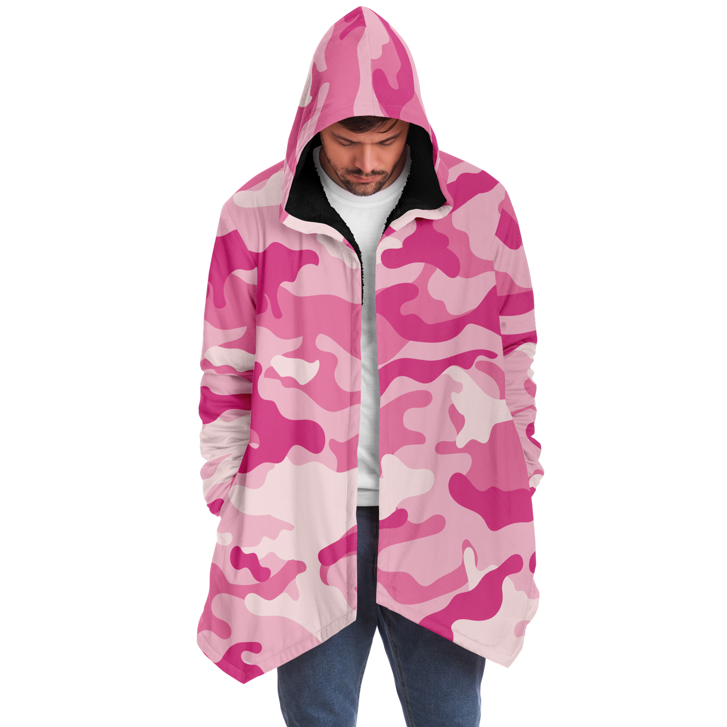 Camo Cloak | Lavender Pink Camouflage | Microfleece