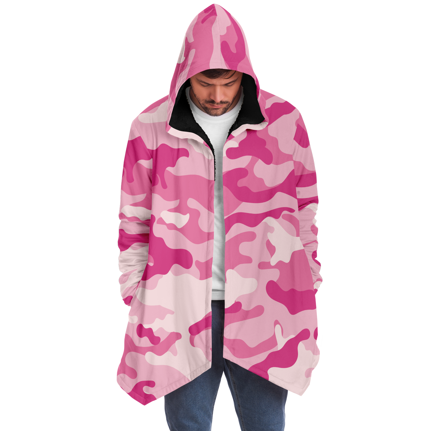 Camo Cloak | Lavender Pink Camouflage | Microfleece