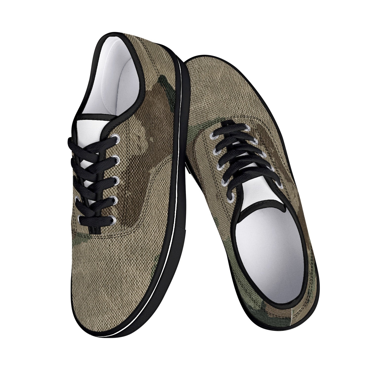 Camo Skate Shoes | Dirty Brown Camouflage