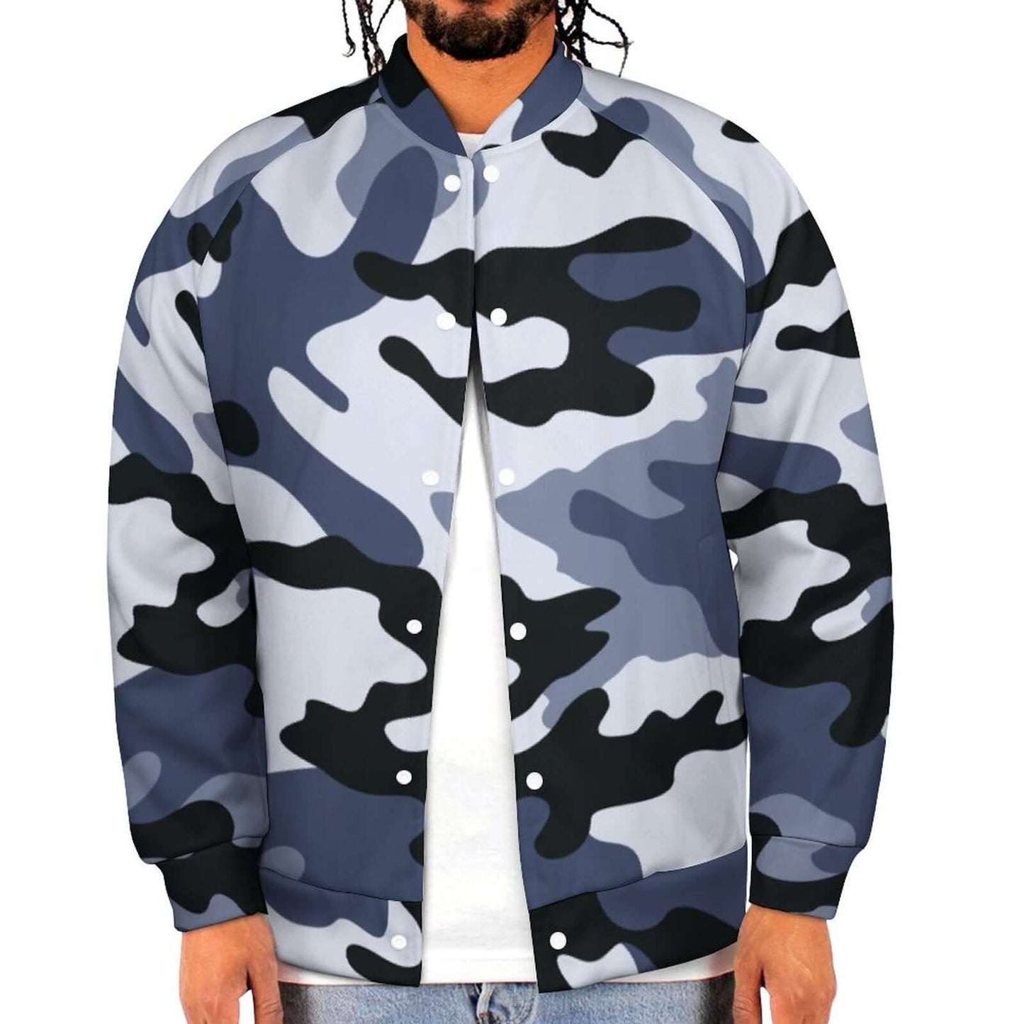 Men's Camo Jacket | Light Blue Camouflage