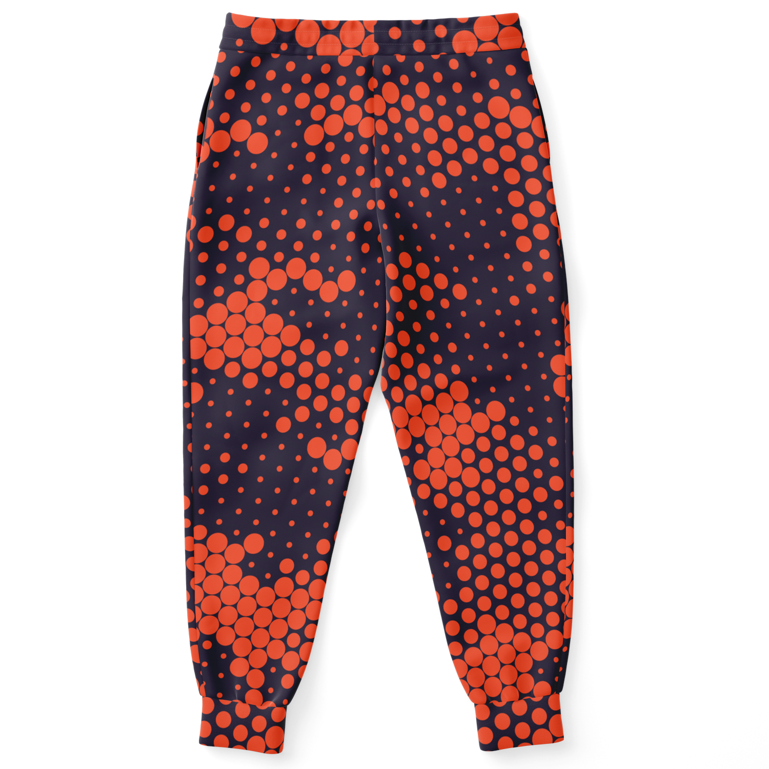 Camo Sweatpants | Unisex | Orange & Blue Digital Camouflage