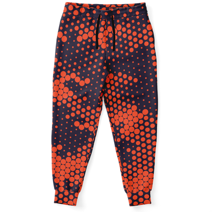 Camo Sweatpants | Unisex | Orange & Blue Digital Camouflage