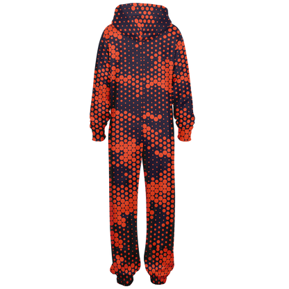 Camo Onesie | Orange and Blue Digital Camouflage