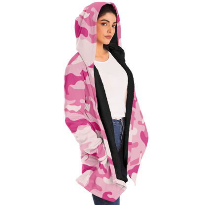 Camo Cloak | Lavender Pink Camouflage | Microfleece