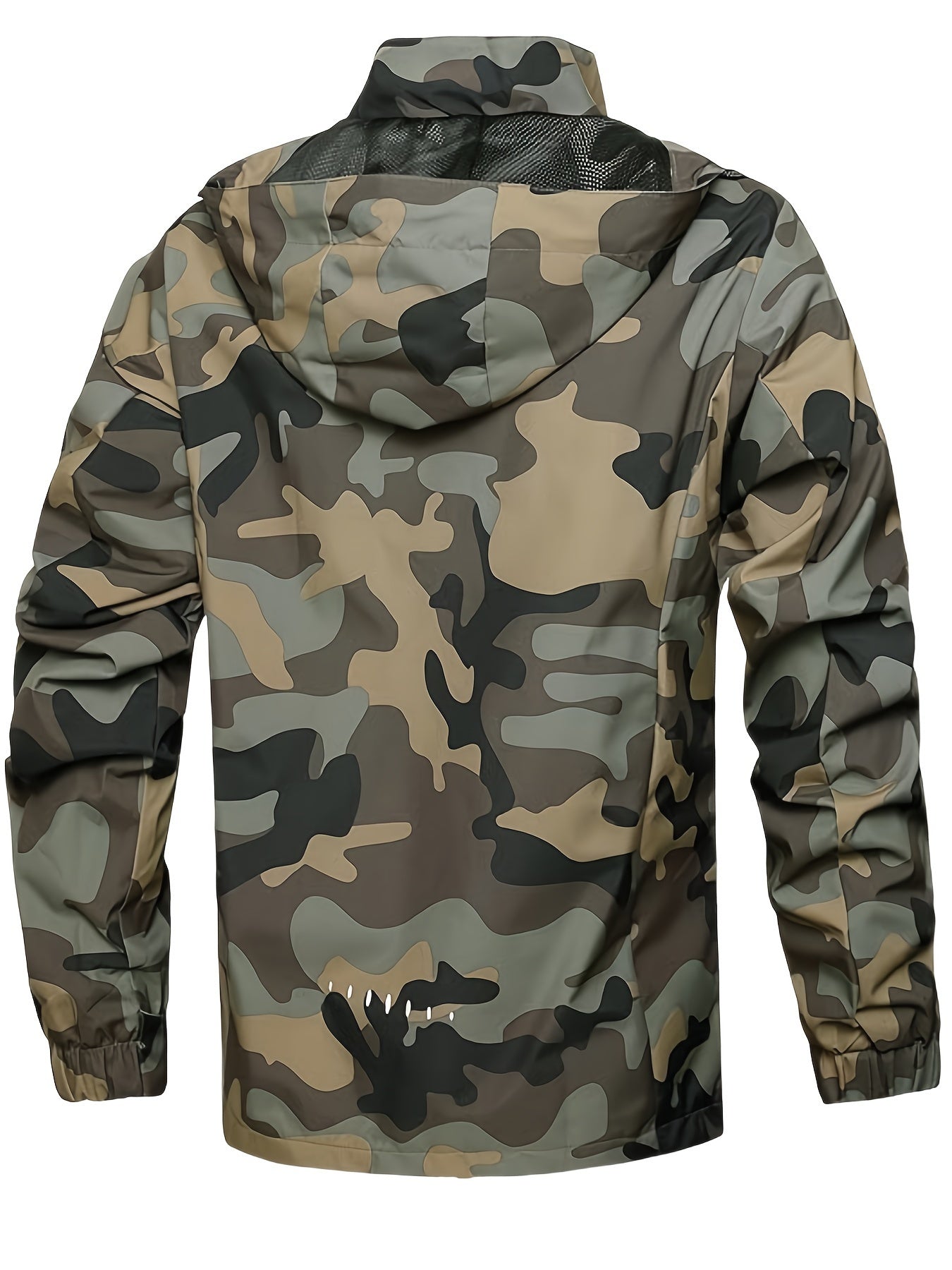 Men's Camo Windbreaker Jacket | Waterproof, Warm & Stylish