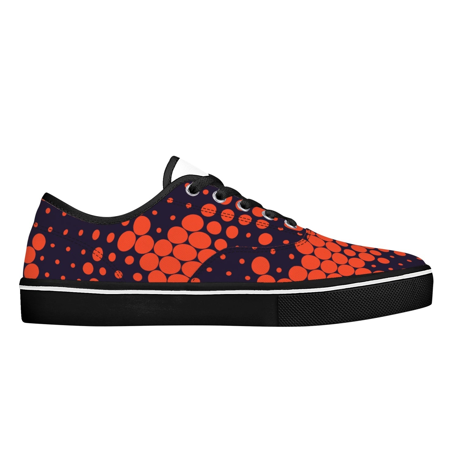 Camo Skate Shoes | Orange & Blue Digital Camouflage