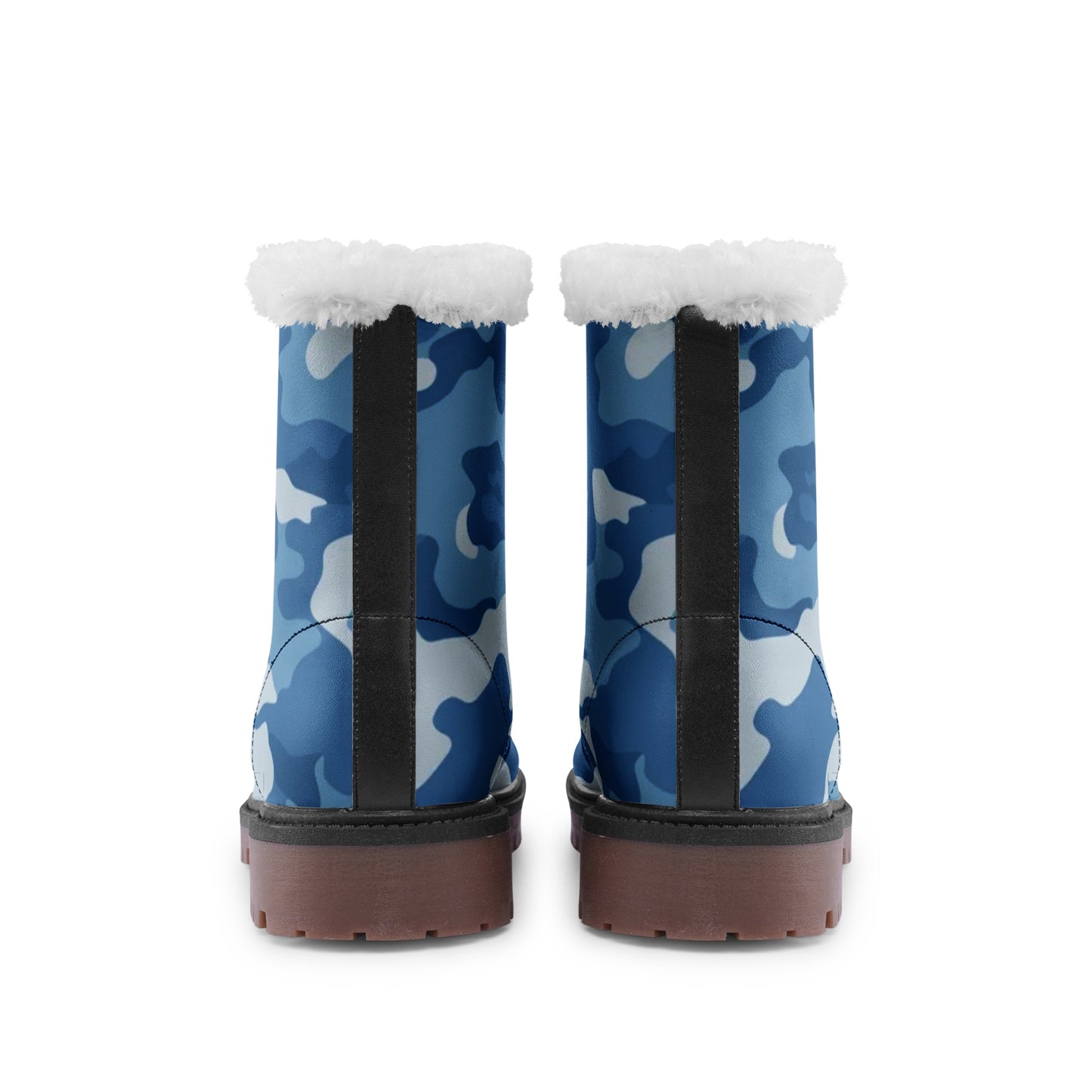 Snow Camo Boots | Military Blue Camouflage