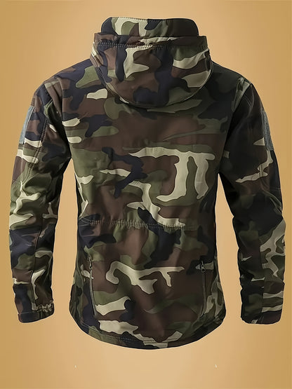 Tactical Military Jacket | Men's Windproof Hiking Softshell