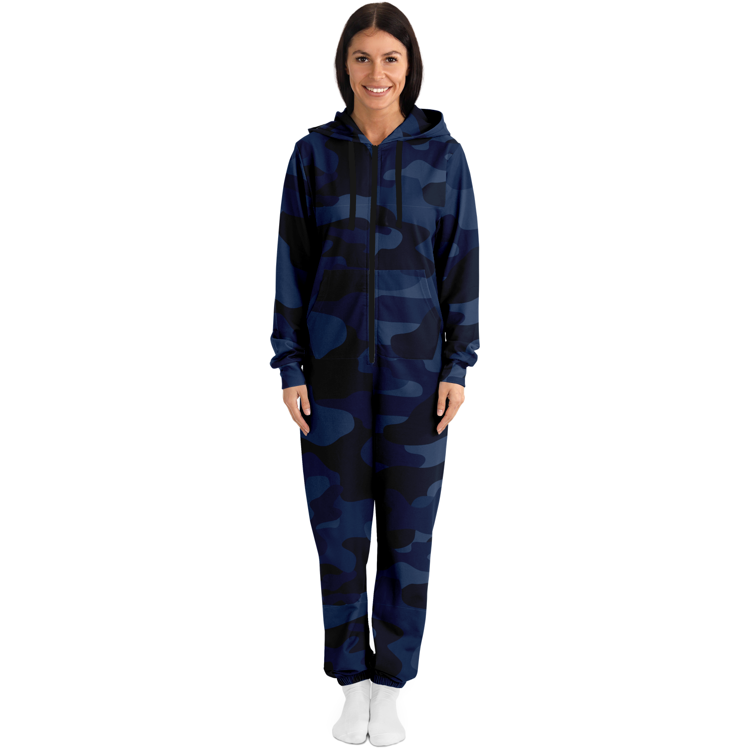 Camo Onesie | Deep Blue Camouflage