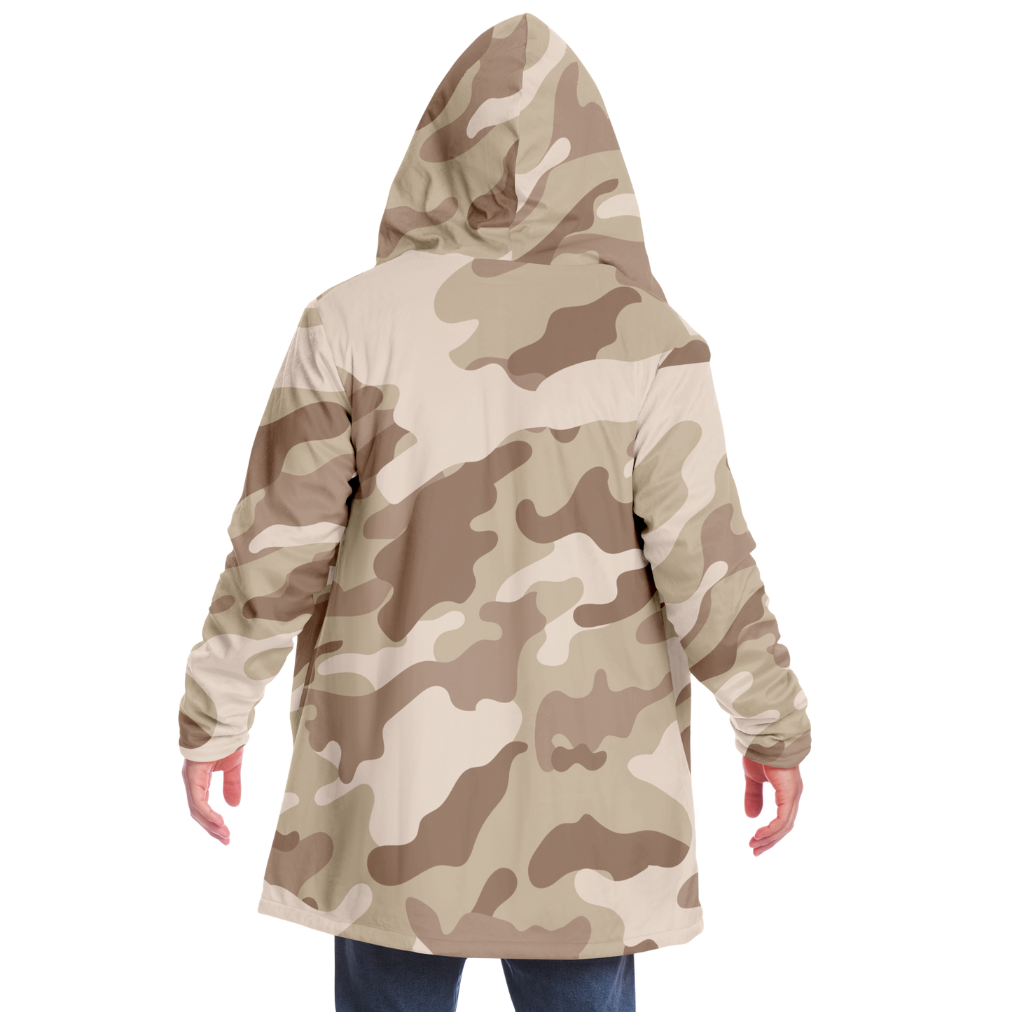 Camo Cloak | Desert Brown Camouflage | Microfleece