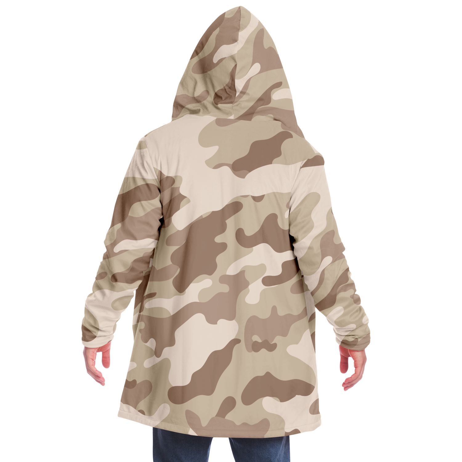 Camo Cloak | Desert Brown Camouflage | Microfleece