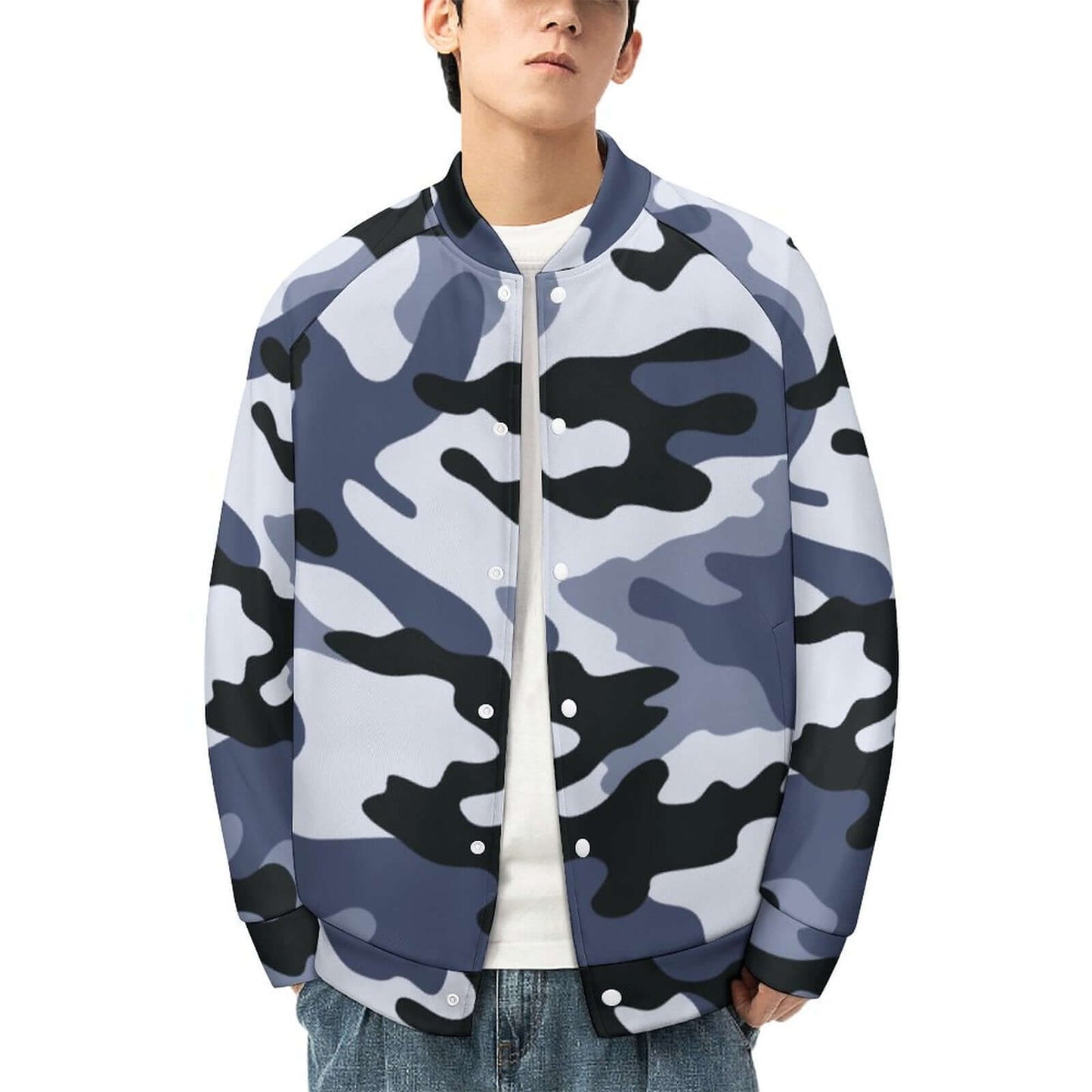 Men's Camo Jacket | Light Blue Camouflage