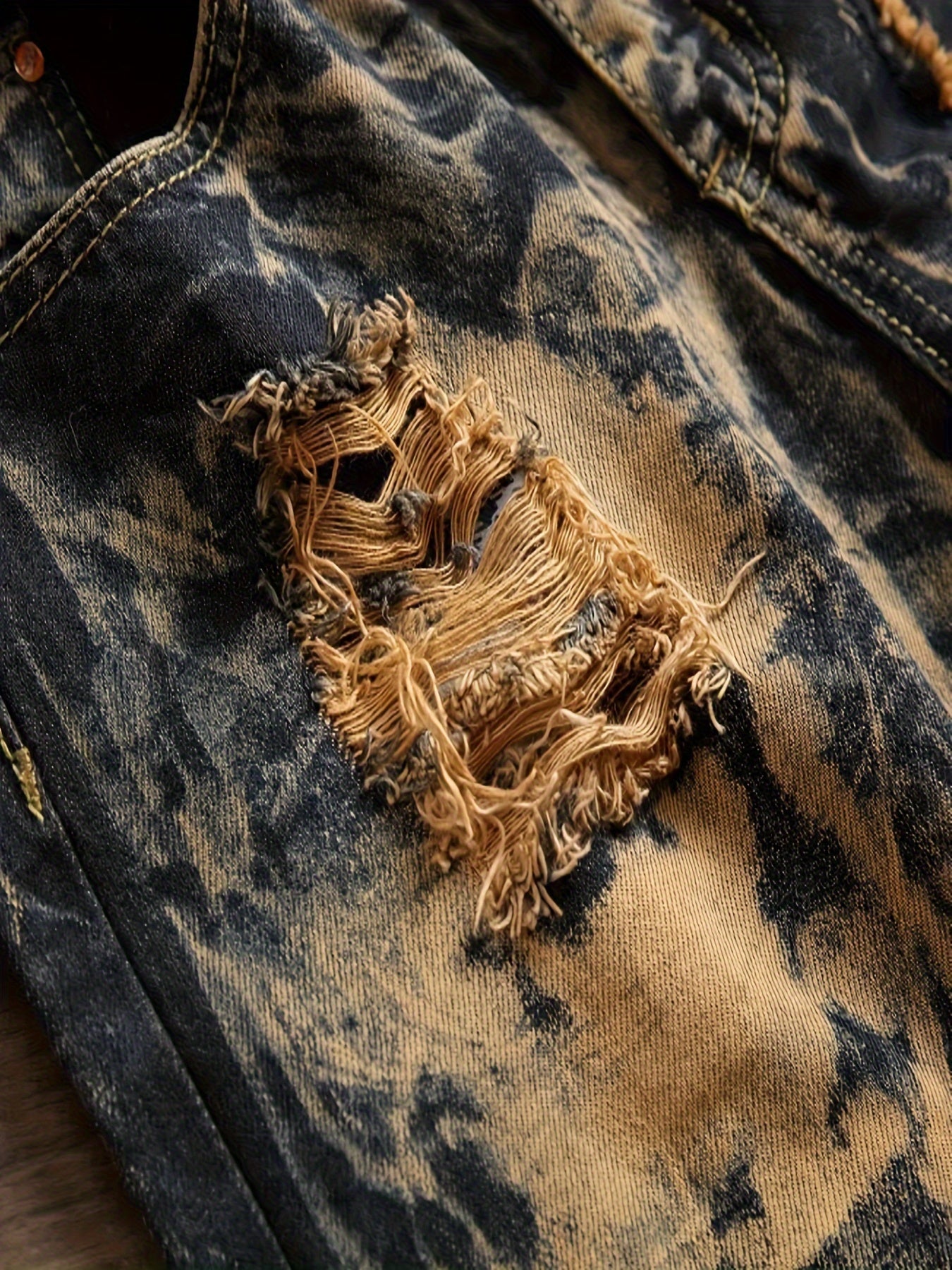 Vintage Straight Leg Jeans for Men: Distressed, Broken Beauty, Hipster