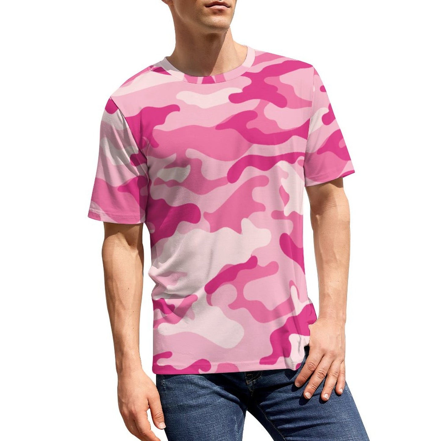 Camo Shirt | Lavender Pink Camouflage T