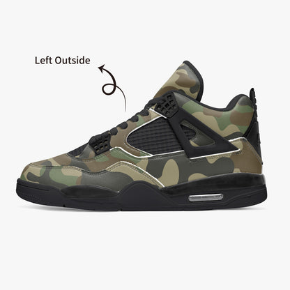 Camo Jordans AJ4 | Military Brown Camouflage