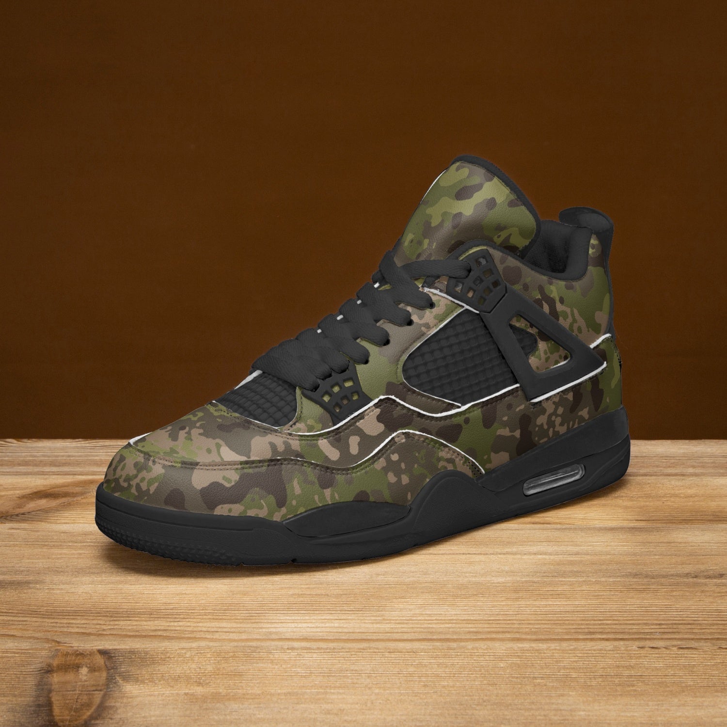 Camo Jordans AJ4 | Hunting Brown Camouflage