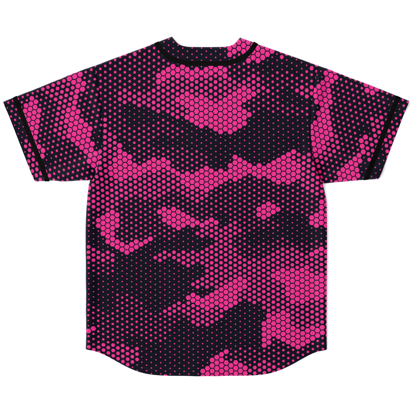 Camo Baseball Jersey | Pink Digital Camouflage