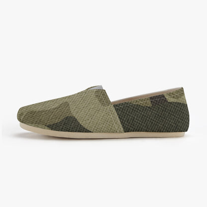 Camo Toms | Green Fabric Camouflage Canvas Shoes