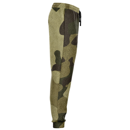 Camo Joggers | Unisex | Green Fabric Camouflage