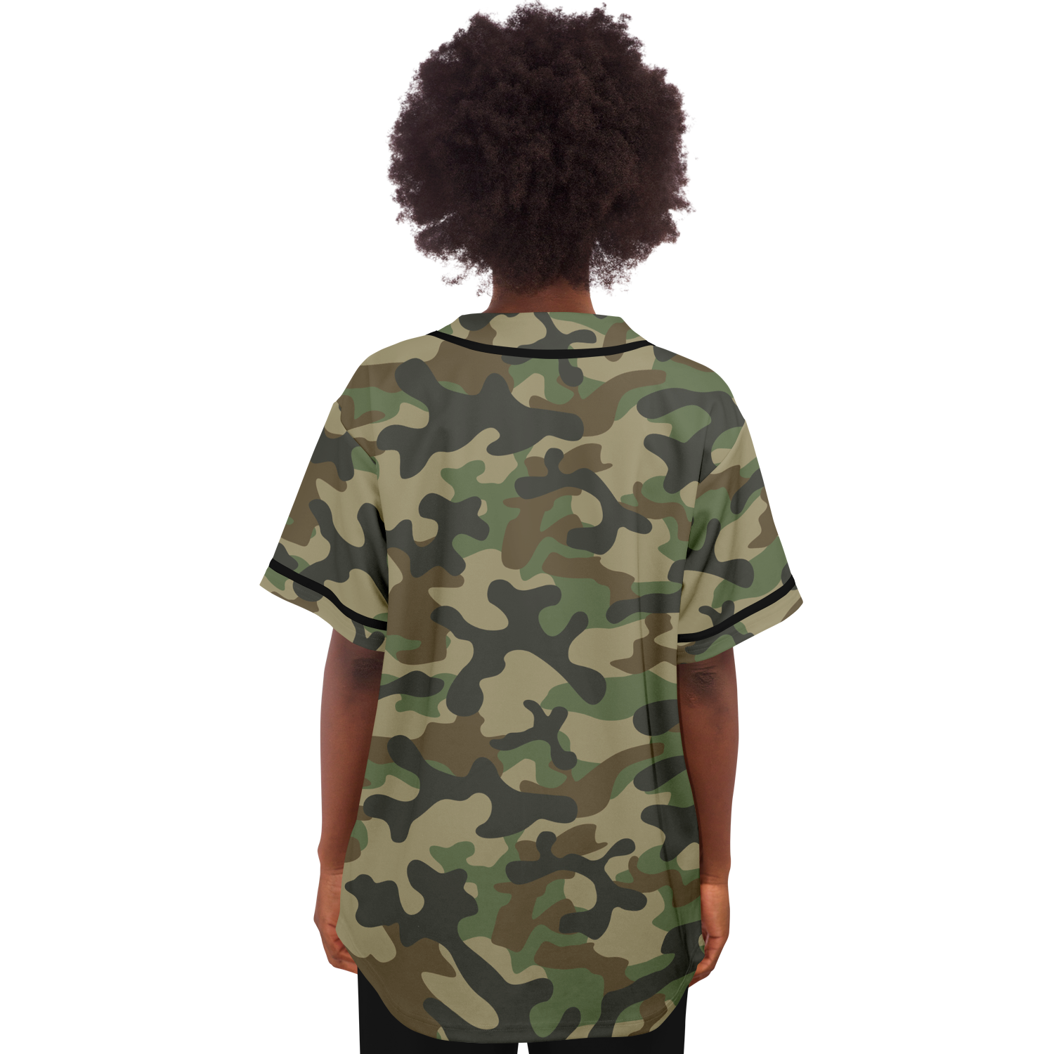 Camo Baseball Jersey | Military Brown Camouflage