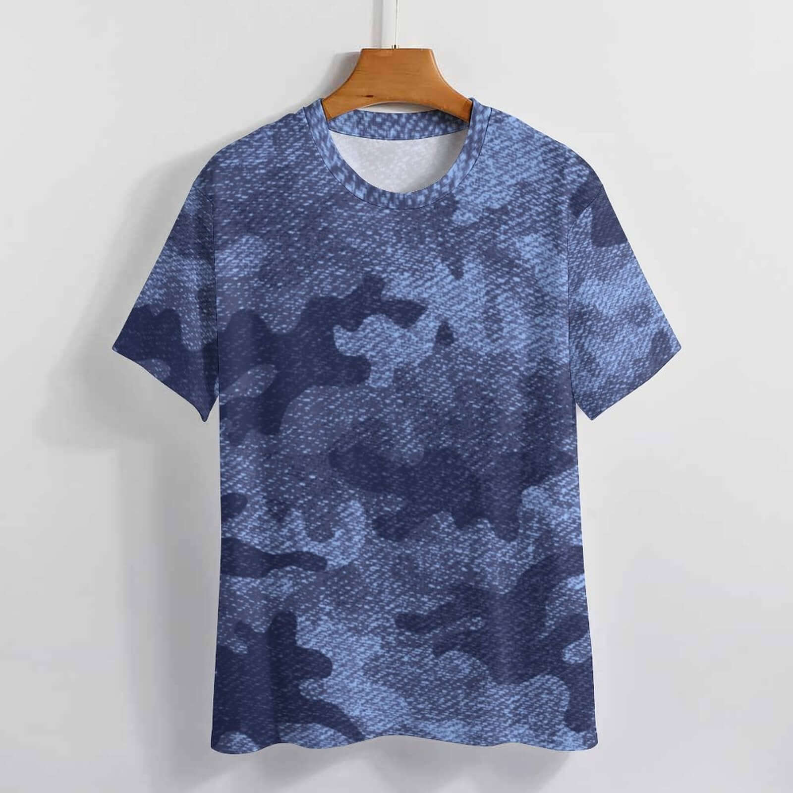 Camo Shirt | Denim Blue Camouflage T