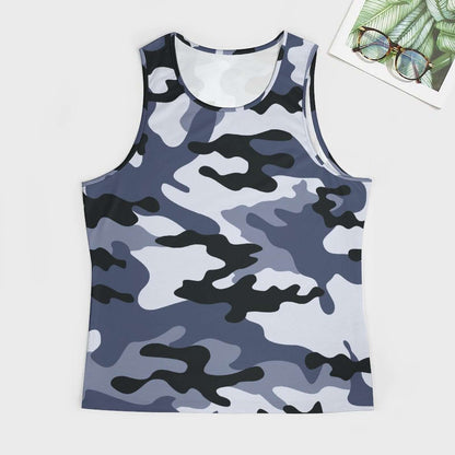 Camo Tank Top | Light Blue Camouflage