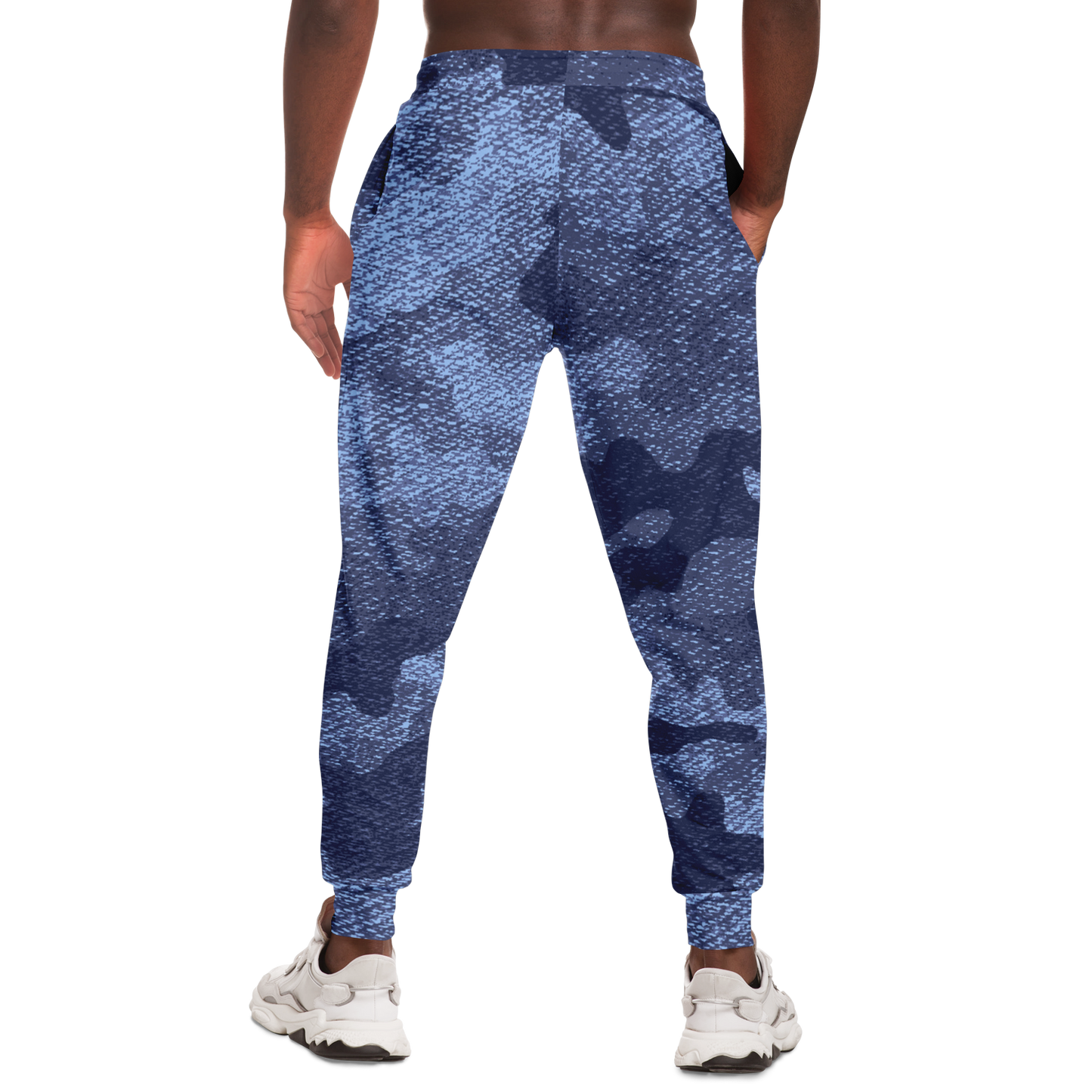 Camo Sweatpants | Unisex | Blue Denim Camouflage