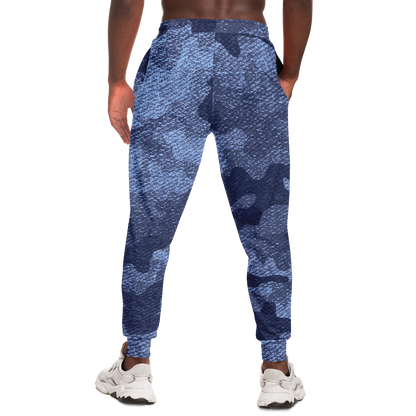 Camo Sweatpants | Unisex | Blue Denim Camouflage