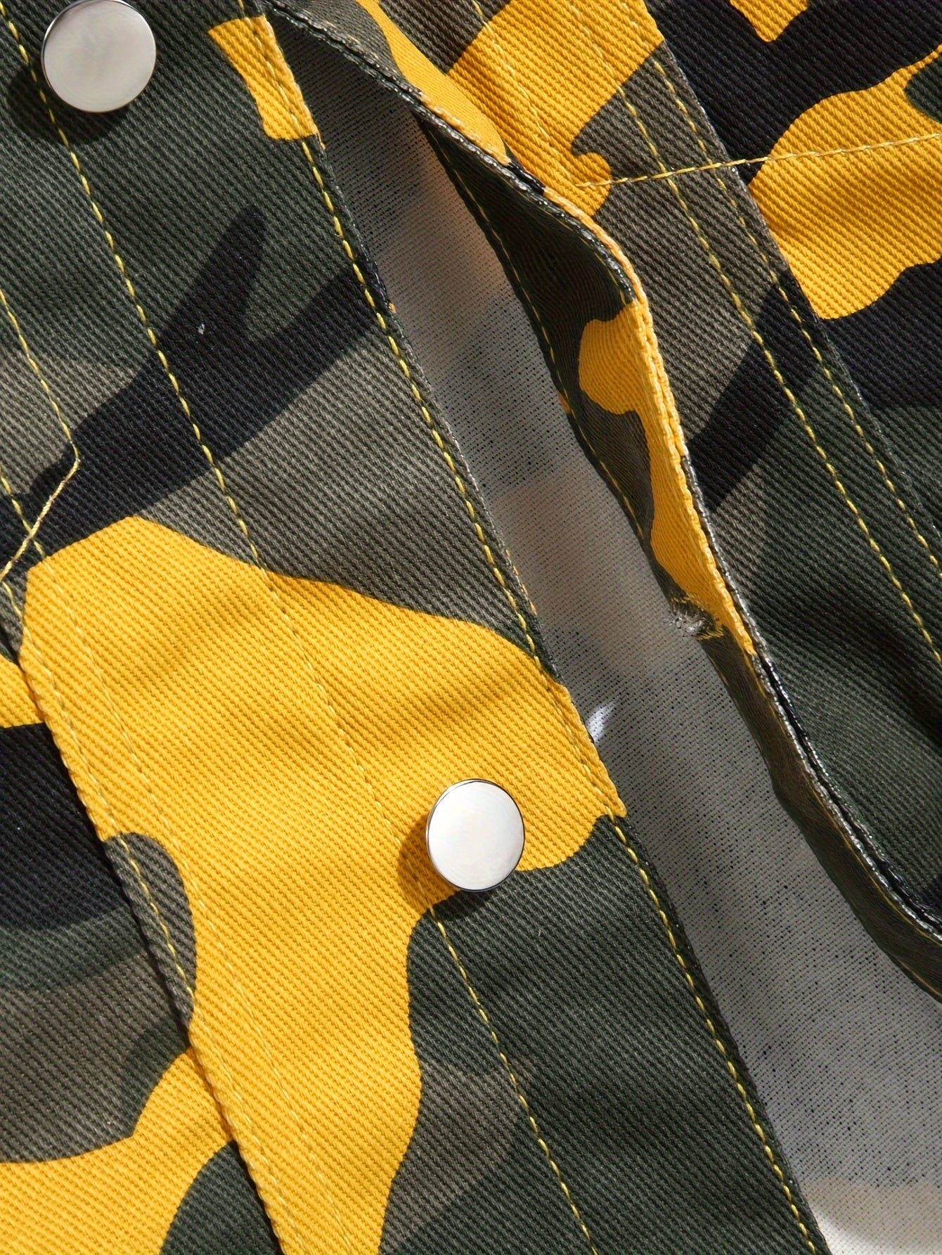 Men's Camo Denim Vest | Lightweight, Sleeveless Jacket