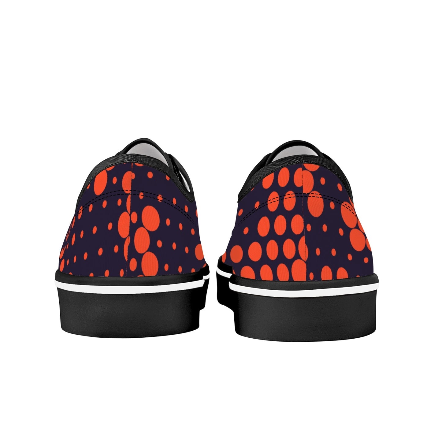 Camo Skate Shoes | Orange & Blue Digital Camouflage