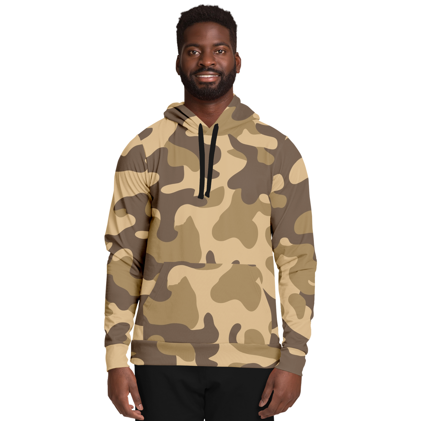 Camo Hoodie | Khaki Camouflage Pullover