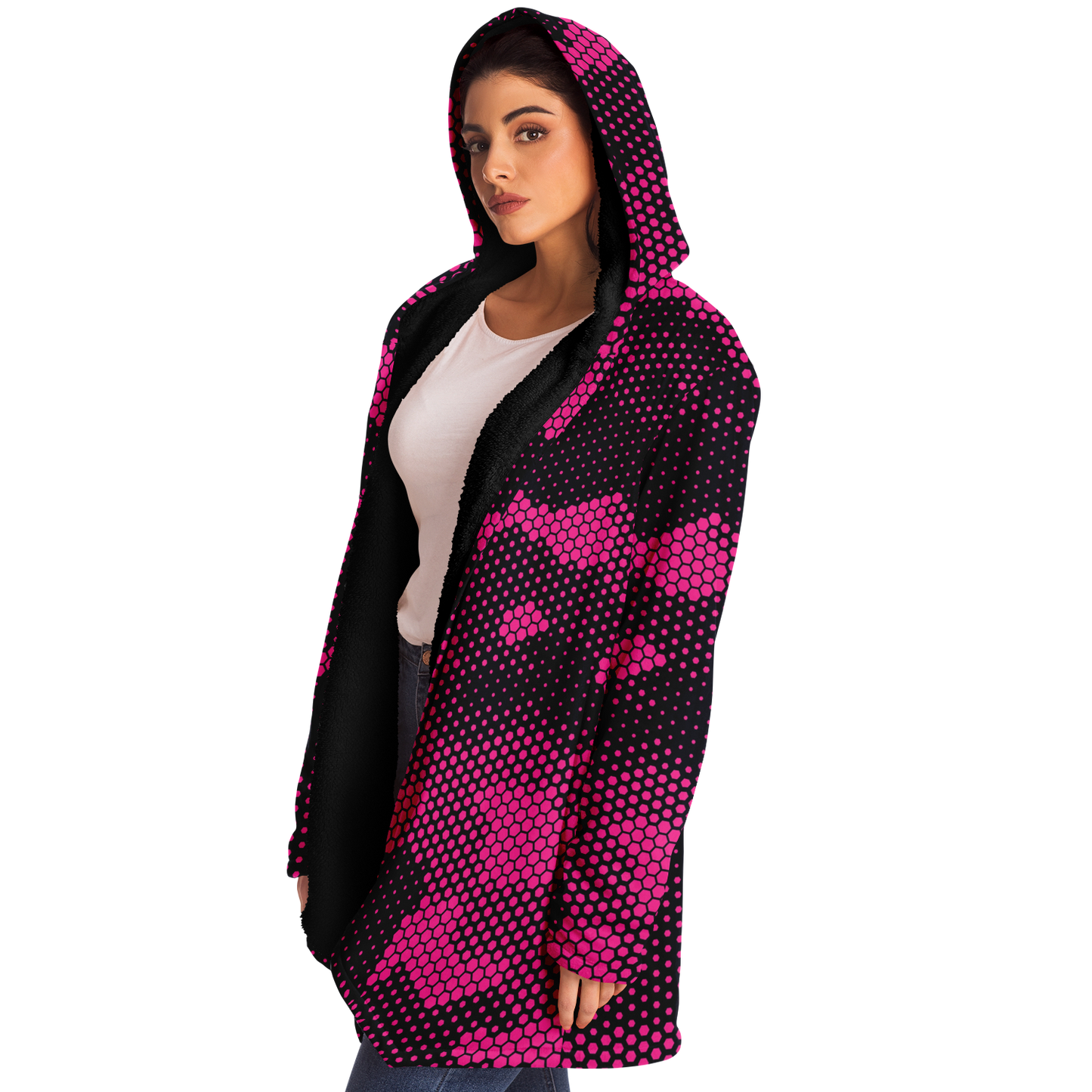 Camo Cloak | Digital Pink Camouflage | Microfleece