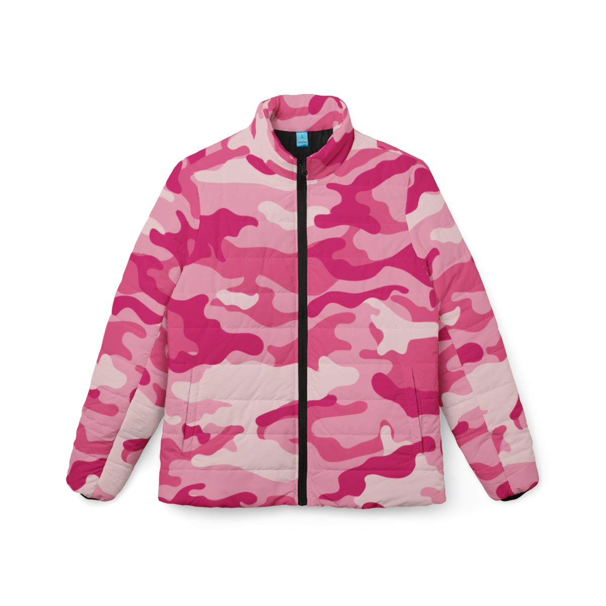 Women’s Camo Puffer Jacket | Lavender Pink Camouflage