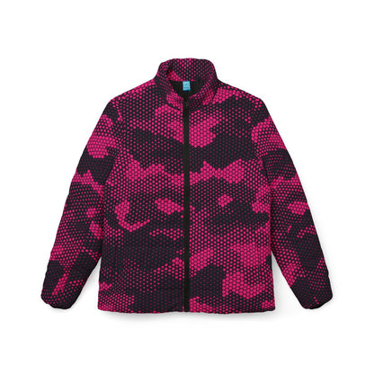 Women’s Camo Puffer Jacket | Pink Digital Camouflage