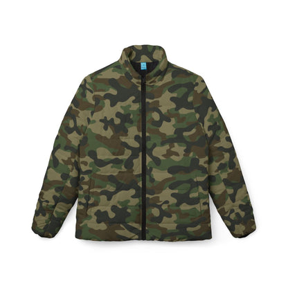 Women’s Camo Puffer Jacket | Military Brown