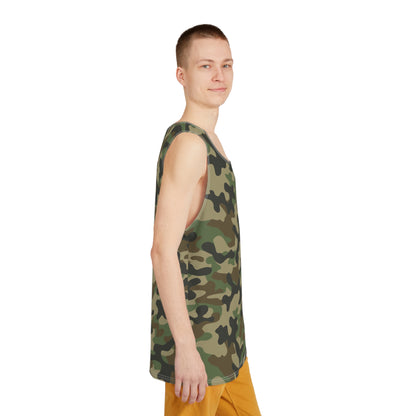 Men's Camo Tank Top | Military Brown | Loose Fit