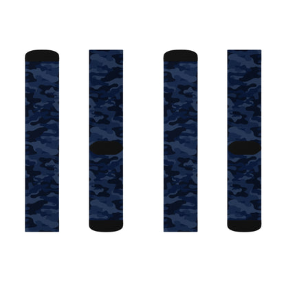 Camo Socks | Deep Blue Camouflage