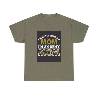 T-shirt « Je suis une maman militaire » | T-shirt en coton épais 2025