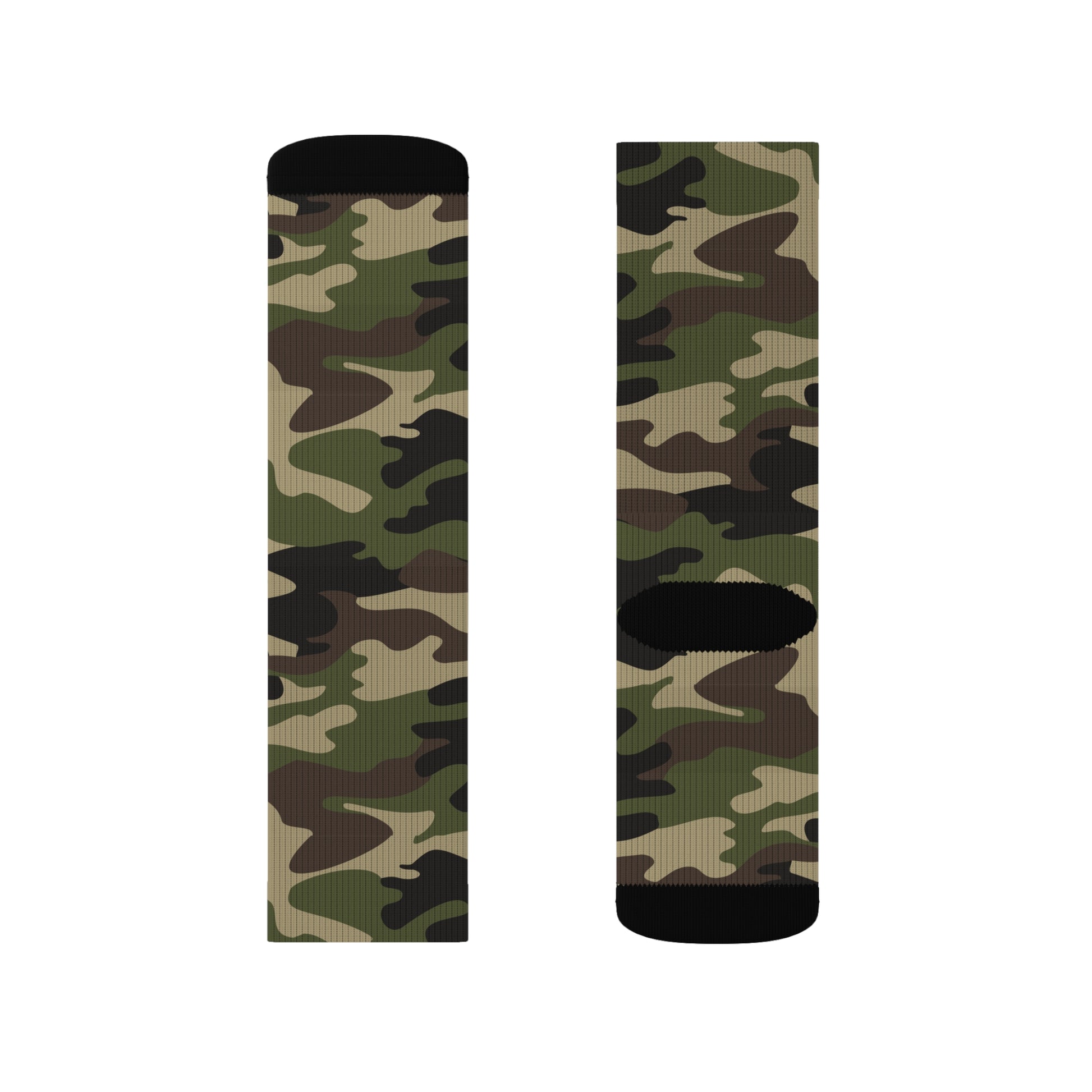 Camo Socks | Classic Green Camouflage