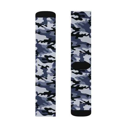 Camo Socks | Light Blue Camouflage