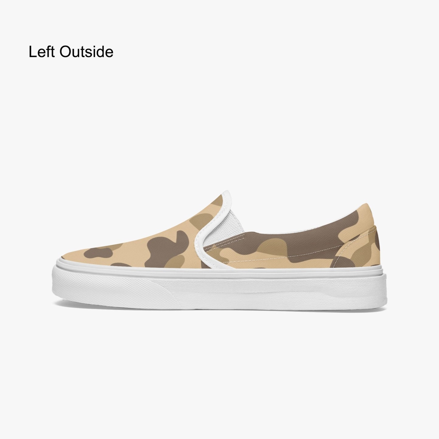 Camo Slip-On Shoes | Khaki Camouflage