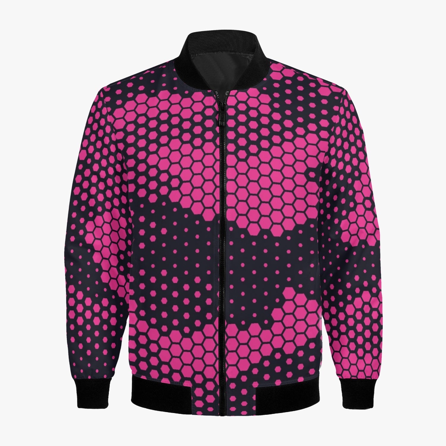 Women's Camo Bomber Jacket | Digital Pink Camouflage