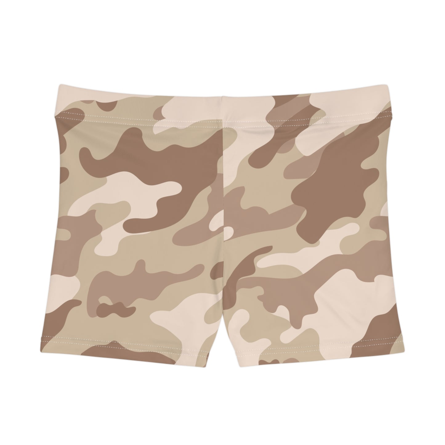 Women's Camo Shorts | Tight Fit | Desert Brown Camouflage