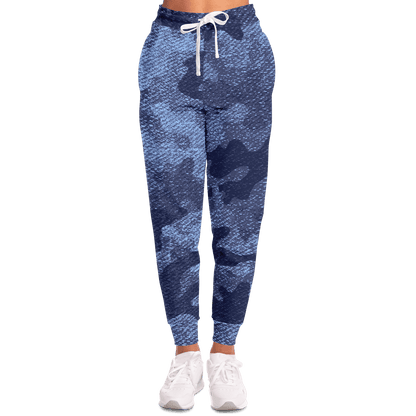 Camo Sweatpants | Unisex | Blue Denim Camouflage