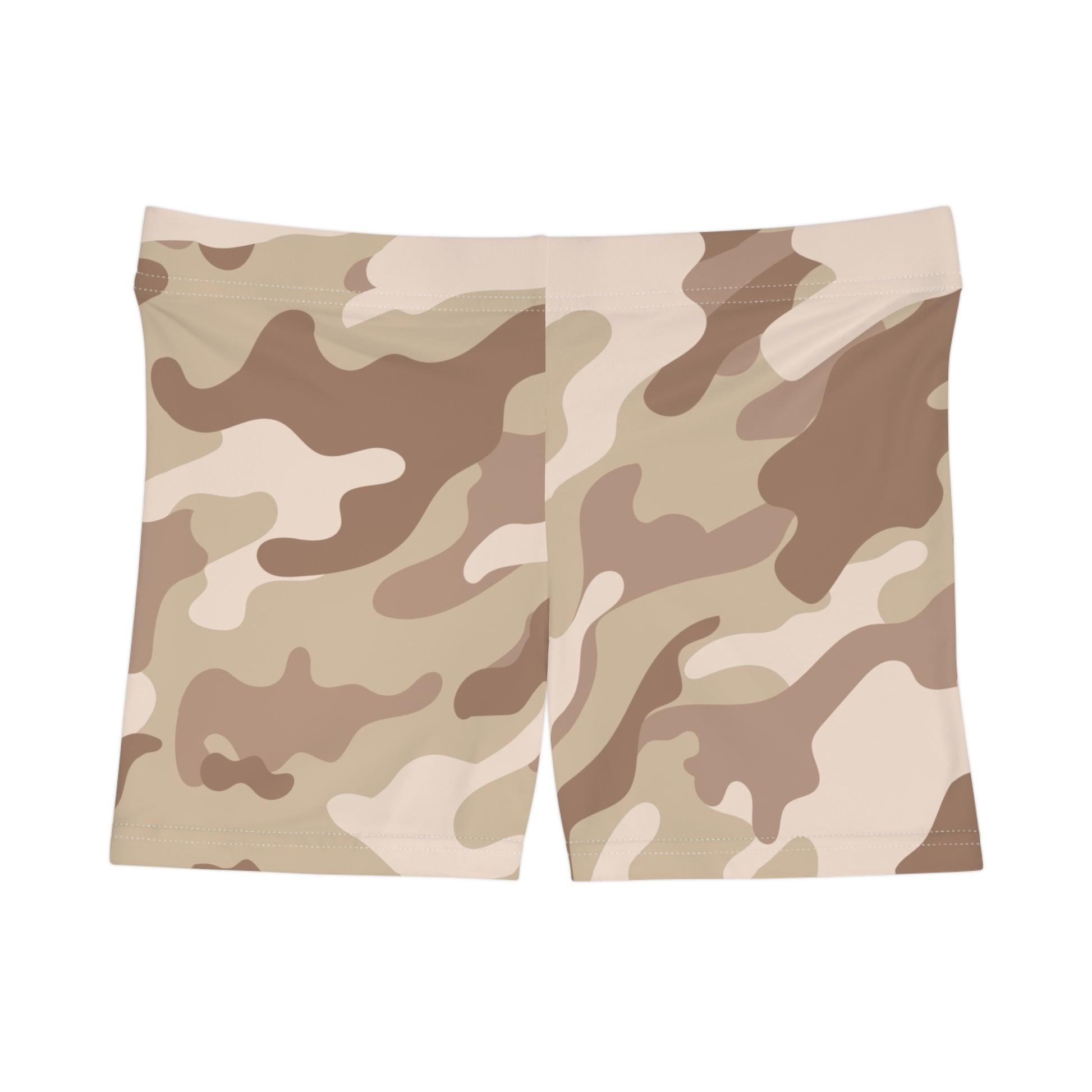 Women's Camo Shorts | Tight Fit | Desert Brown Camouflage