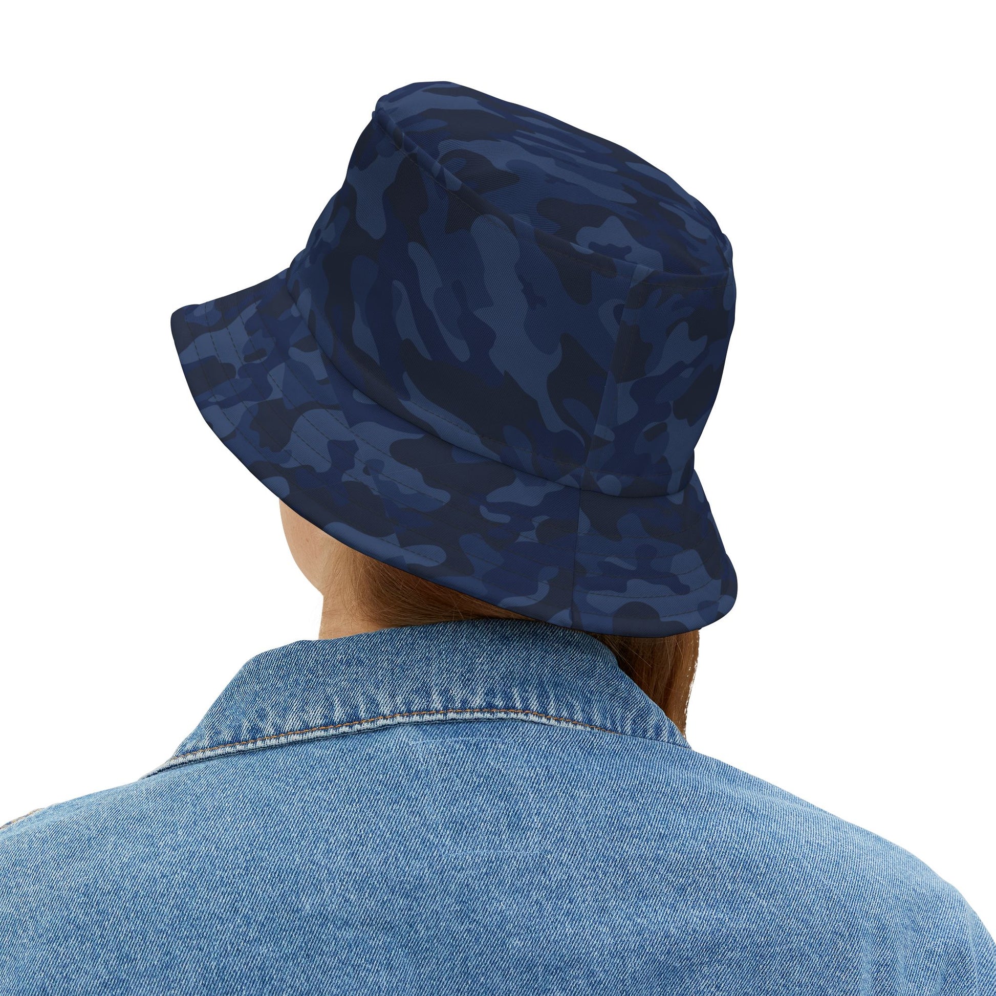 Camo Bucket Hat | Deep Blue Camouflage