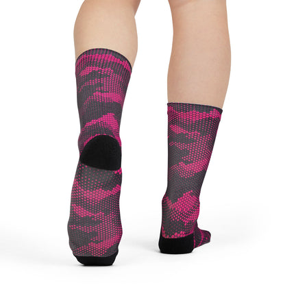 Camo Socks | Digital Pink | Sublimation Crew