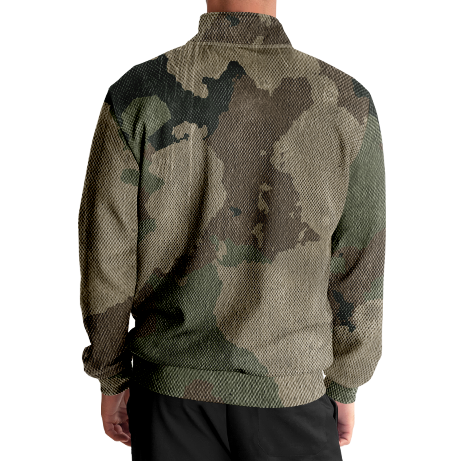 Camo Track Jacket | Dirty Old Brown Camouflage