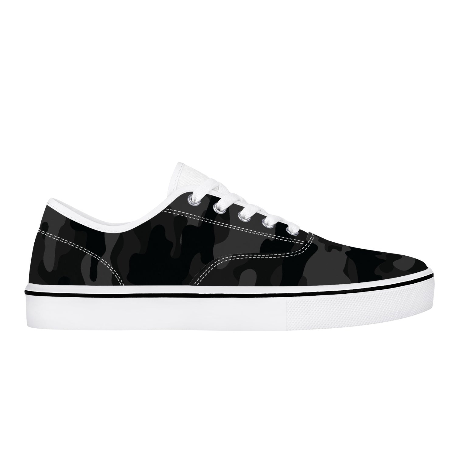 Camo Skate Shoes | Black Camouflage