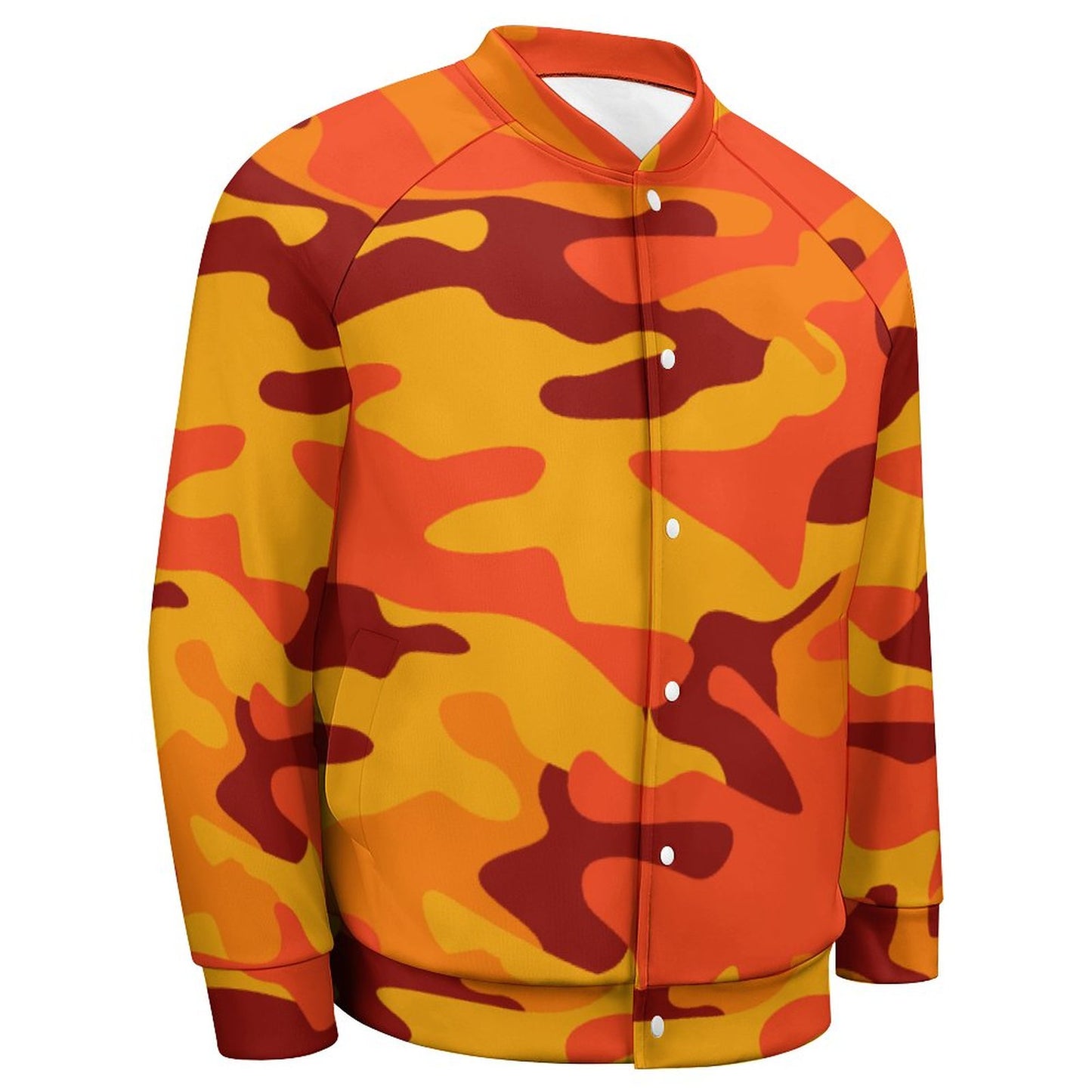 Men's Camo Jacket | Orange & Red Camouflage